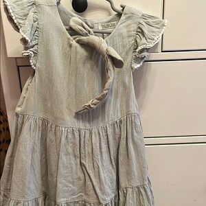 Rachel Zoe sage green Kids Dress